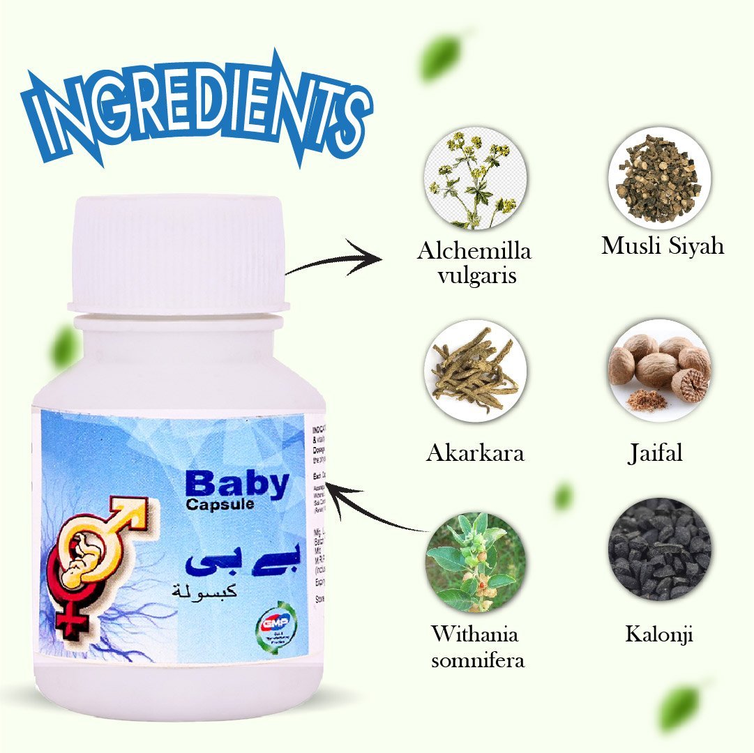 Hashmi Pharmacy Baby Capsules for Male Fertility - Image 3