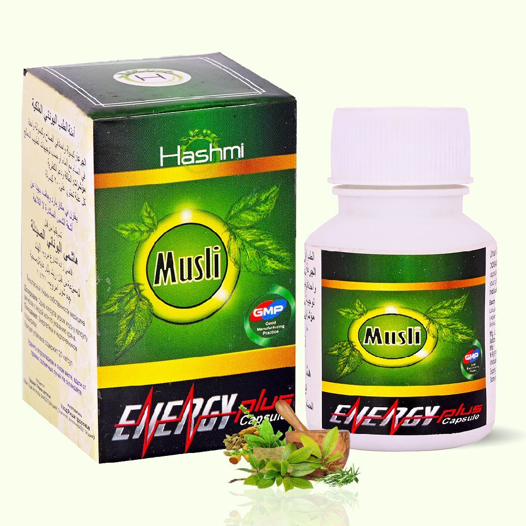 Hashmi Musli Energy Plus Male Sexual Wellness Capsule – Power & Performance Support